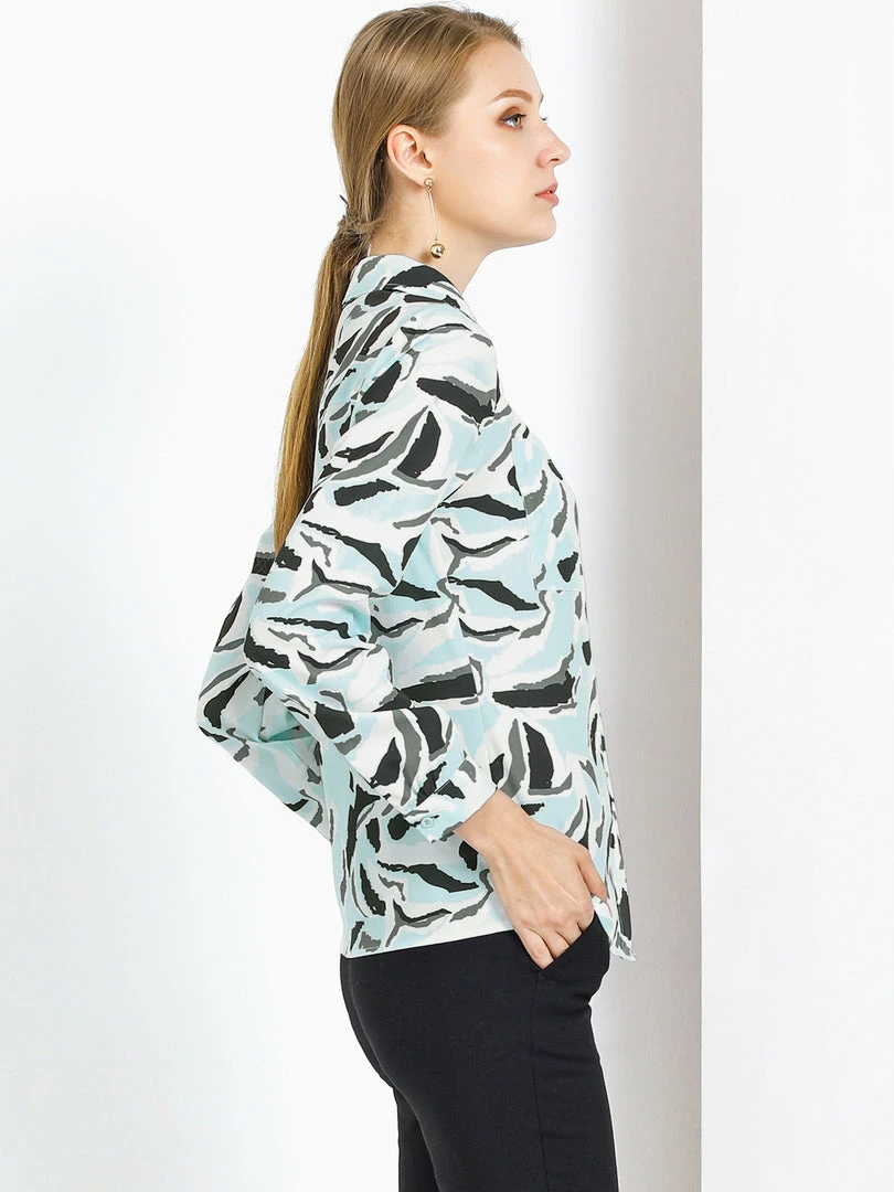 Allegra K Button Down Floral Print Long Sleeves Shirt 25 Allegra K Button Down Floral Print Long Sleeves Shirt