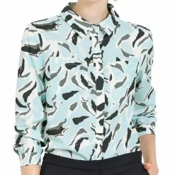Allegra K Button Down Floral Print Long Sleeves Shirt 46 Allegra K Button Down Floral Print Long Sleeves Shirt