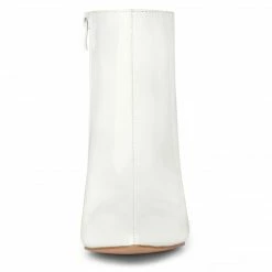 Allegra K Women's Clear Heel Pointy Toe Chunky Heels Ankle Boots 22 Allegra K Women's Clear Heel Pointy Toe Chunky Heels Ankle Boots