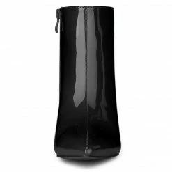 Allegra K Shoes Women's Pointed Toe Stiletto High Heel Ankle Boots