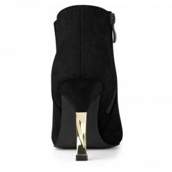 Allegra K Shoes Women's Pointed Toe Stiletto High Heels Ankle Boots 42 Allegra K Shoes Women's Pointed Toe Stiletto High Heels Ankle Boots