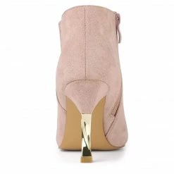 Allegra K Shoes Women's Pointed Toe Stiletto High Heels Ankle Boots 28 Allegra K Shoes Women's Pointed Toe Stiletto High Heels Ankle Boots