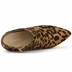 Allegra K Shoes Women's Pointed Toe Stiletto High Heels Ankle Boots 36 Allegra K Shoes Women's Pointed Toe Stiletto High Heels Ankle Boots