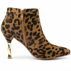 Allegra K Shoes Women's Pointed Toe Stiletto High Heels Ankle Boots 38 Allegra K Shoes Women's Pointed Toe Stiletto High Heels Ankle Boots