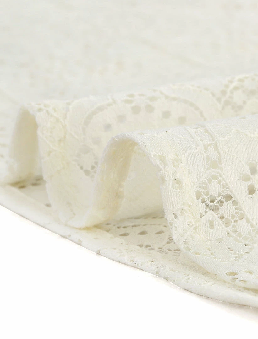 Allegra K Women's 3/4 Lantern Sleeve Semi Sheer Vintage Lace Tops 32 Allegra K Women's 3/4 Lantern Sleeve Semi Sheer Vintage Lace Tops