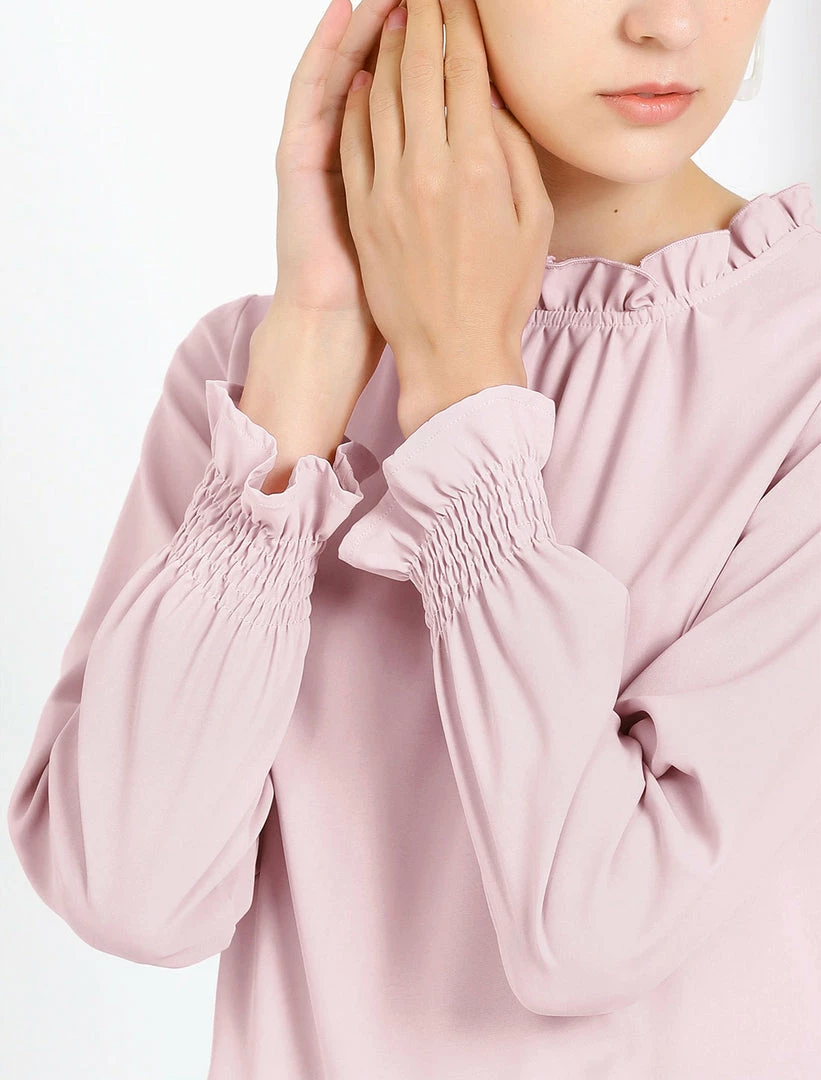 Allegra K Women's Casual Work Long Sleeve Blouse Ruffle Mock Neck Top 15 Allegra K Women's Casual Work Long Sleeve Blouse Ruffle Mock Neck Top