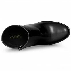 Allegra K Women's Rounded Toe Chunky Heel Platform Ankle Boots