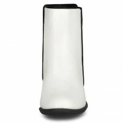 Allegra K Women's Chunky Heel Chelsea Ankle Boots Shoes