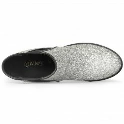 Allegra K Women's Chunky Heel Chelsea Ankle Boots Shoes