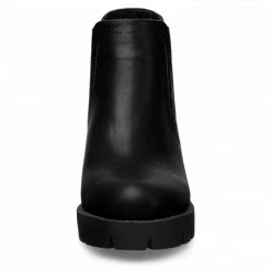 Allegra K Shoes Women's Lug Sole Chunky Heel Chelsea Ankle Boots