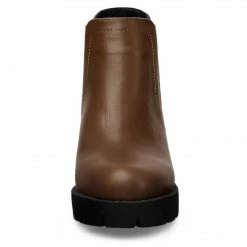 Allegra K Shoes Women's Lug Sole Chunky Heel Chelsea Ankle Boots