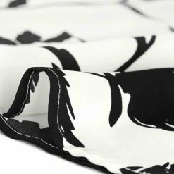 Allegra K Women's V-Neck Long Sleeve Pleated Front Floral Printed Blouse