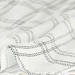 Allegra K Women's Roll Up Long Sleeves Button Down Work Plaid Shirt