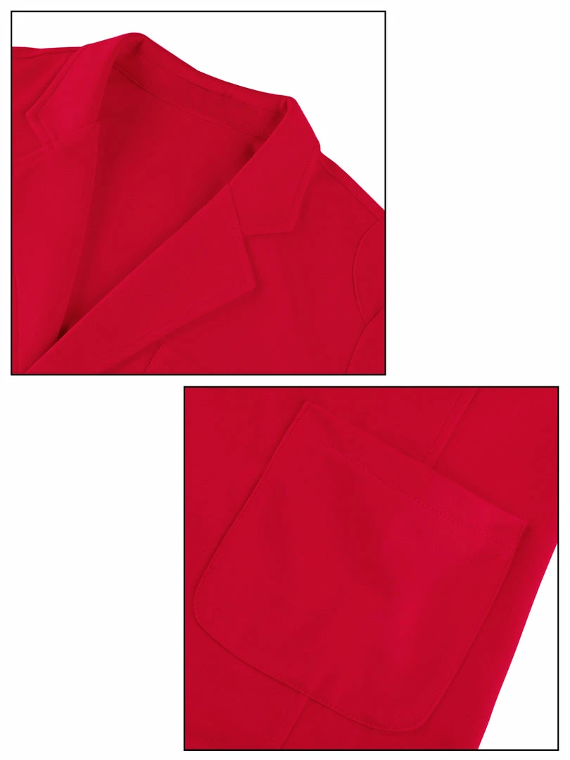 Allegra K 1310-X01 Men Notched Lapel Solid Color Pockets Front Long Sleeve Knit Blazer Coats & Outerwear 56 Allegra K 1310-X01 Men Notched Lapel Solid Color Pockets Front Long Sleeve Knit Blazer Coats & Outerwear