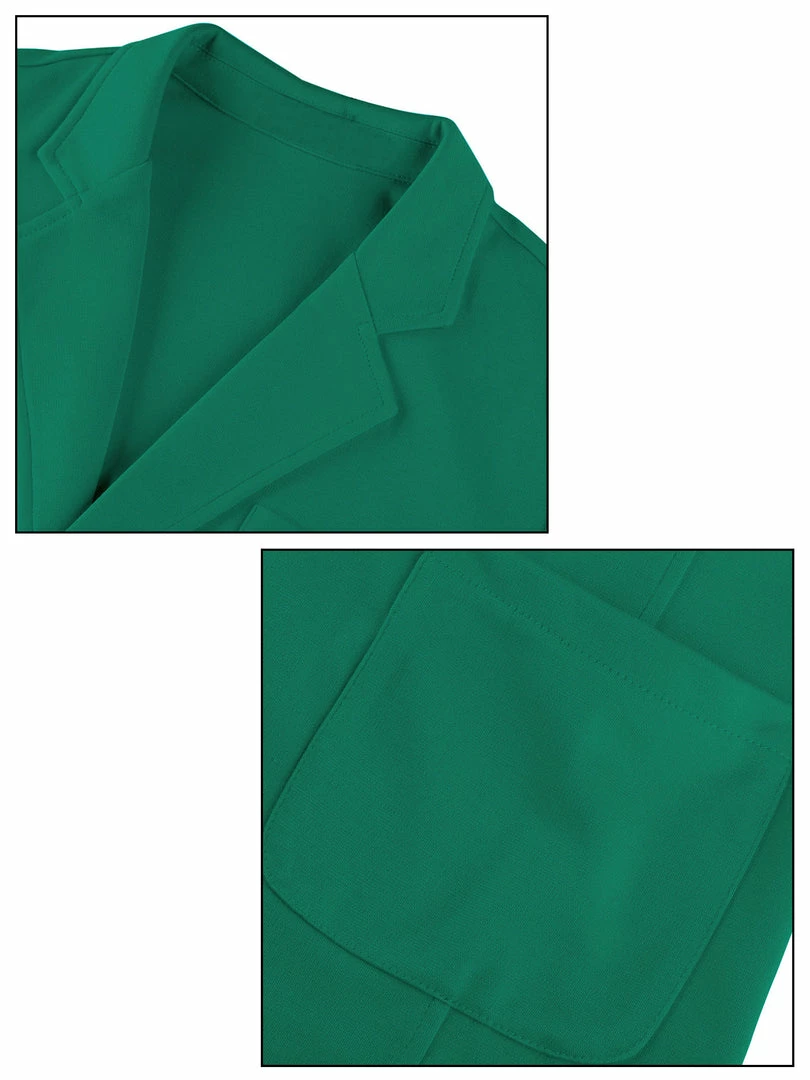 Allegra K 1310-X01 Men Notched Lapel Solid Color Pockets Front Long Sleeve Knit Blazer Coats & Outerwear 9 Allegra K 1310-X01 Men Notched Lapel Solid Color Pockets Front Long Sleeve Knit Blazer Coats & Outerwear