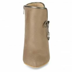 Allegra K Shoes Women's Bow Pointed Toe Stiletto Heel Ankle Boots