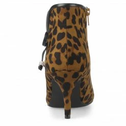 Allegra K Shoes Women's Bow Pointed Toe Stiletto Heel Ankle Boots