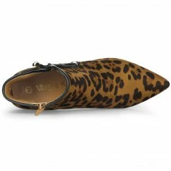 Allegra K Shoes Women's Bow Pointed Toe Stiletto Heel Ankle Boots