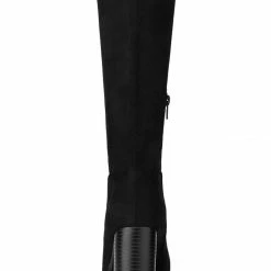 Allegra K Women's Mid Calf Block Heel Boots Shoes 41 Allegra K Women's Mid Calf Block Heel Boots Shoes