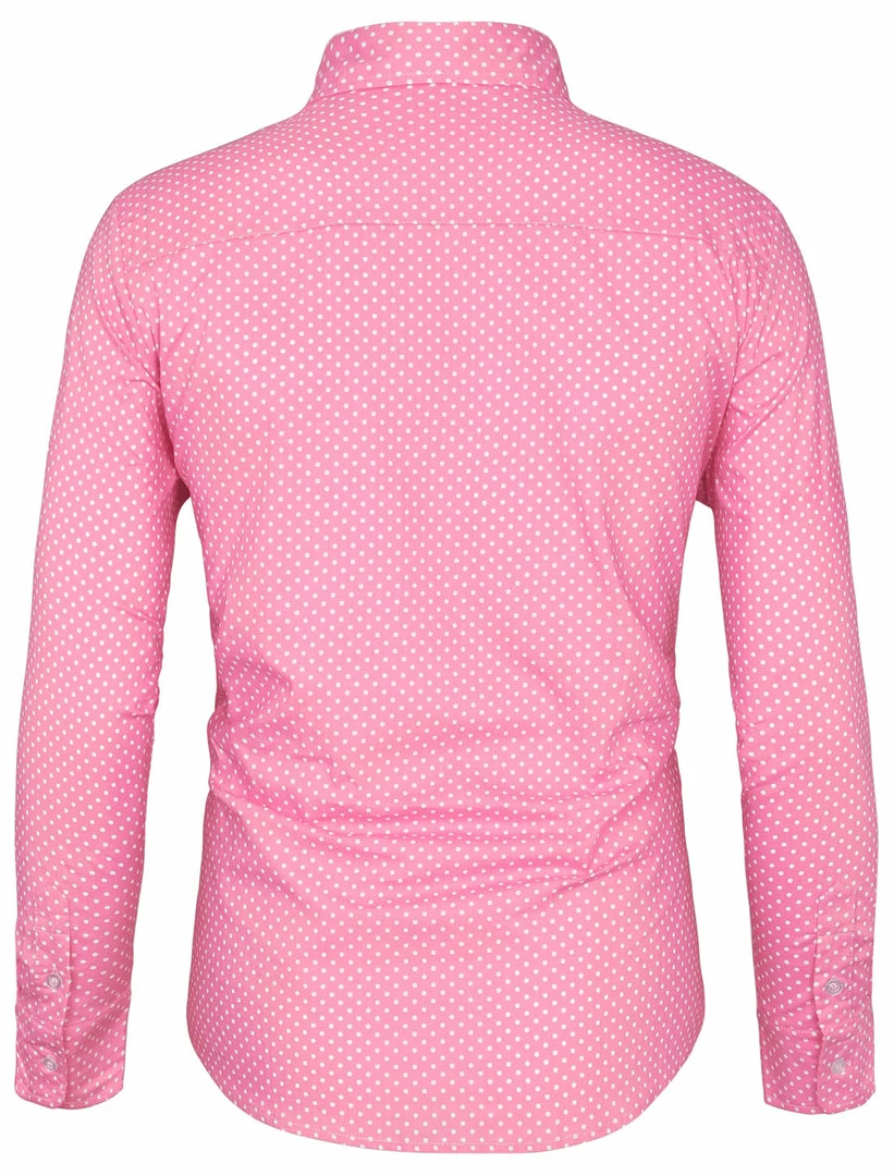 Allegra K Men's Shirts Long Sleeve Polka Dots Prints Slim Fit Button Up Casual Shirt 41 Allegra K Men's Shirts Long Sleeve Polka Dots Prints Slim Fit Button Up Casual Shirt