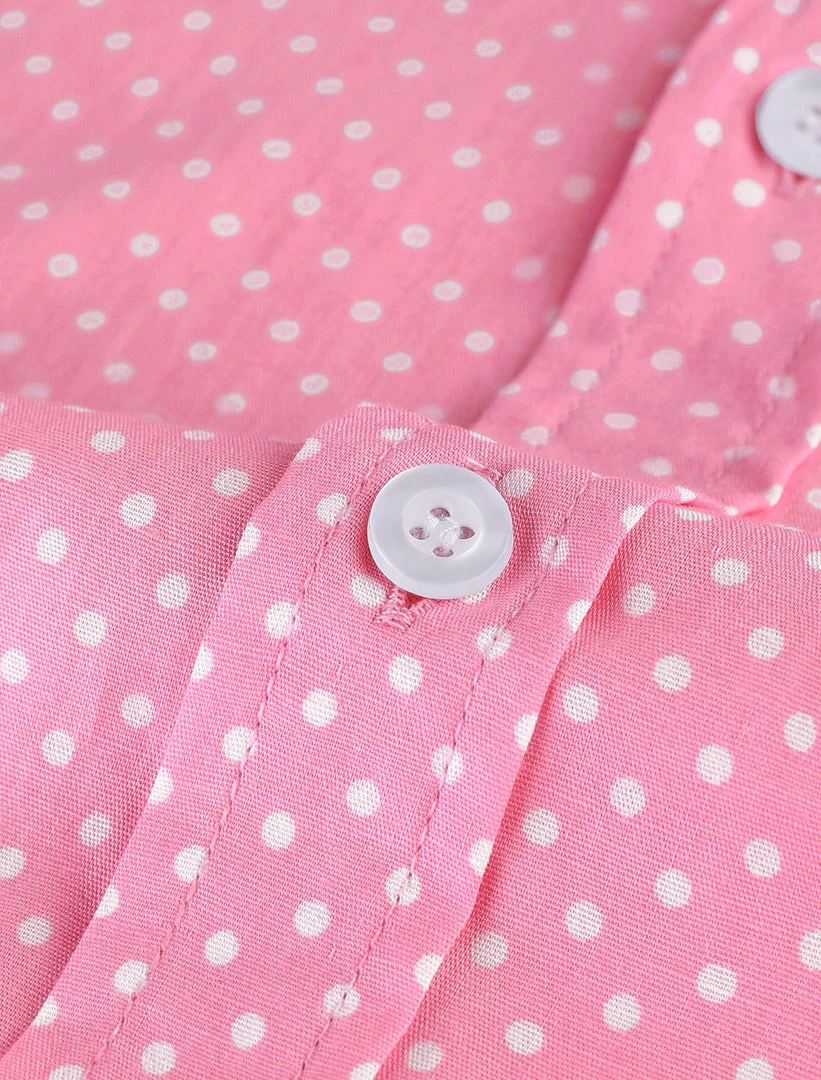 Allegra K Men's Shirts Long Sleeve Polka Dots Prints Slim Fit Button Up Casual Shirt 44 Allegra K Men's Shirts Long Sleeve Polka Dots Prints Slim Fit Button Up Casual Shirt