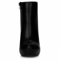 Allegra K Women's Platform Chunky Heel Ankle Boots