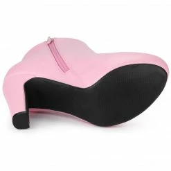 Allegra K Women's Platform Chunky Heel Ankle Boots