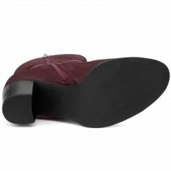 Allegra K Shoes Women's Slouchy Chunky Heel Ankle Boots 37 Allegra K Shoes Women's Slouchy Chunky Heel Ankle Boots