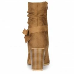 Allegra K Shoes Women's Slouchy Chunky Heel Ankle Boots 42 Allegra K Shoes Women's Slouchy Chunky Heel Ankle Boots