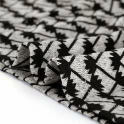 Allegra K Women's Floral Printed Knit Cowl Neck Long Sleeve Geometric Stretch Work Top Blouse