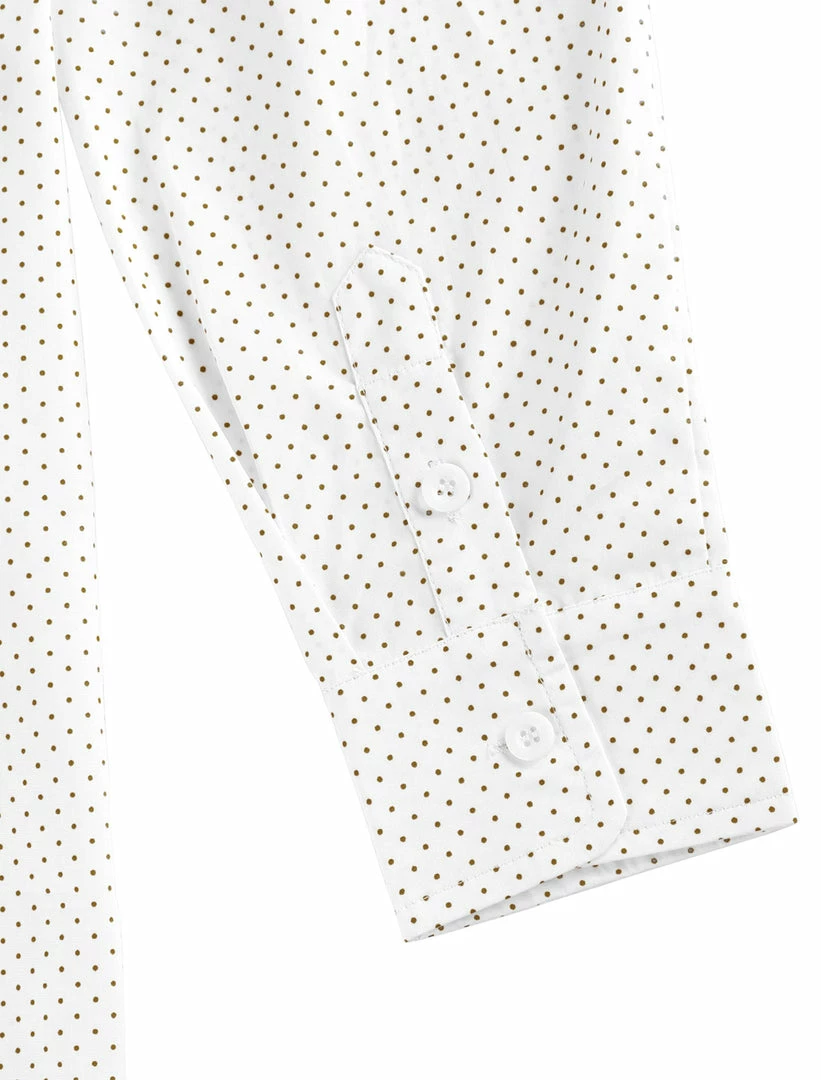 Allegra K Men's Shirts Long Sleeve Polka Dots Prints Slim Fit Button Up Casual Shirt 18 Allegra K Men's Shirts Long Sleeve Polka Dots Prints Slim Fit Button Up Casual Shirt