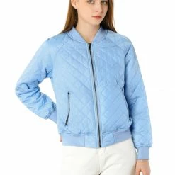 Allegra K Skyliner Down Bomber Jacket