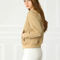 Allegra K Skyliner Down Bomber Jacket