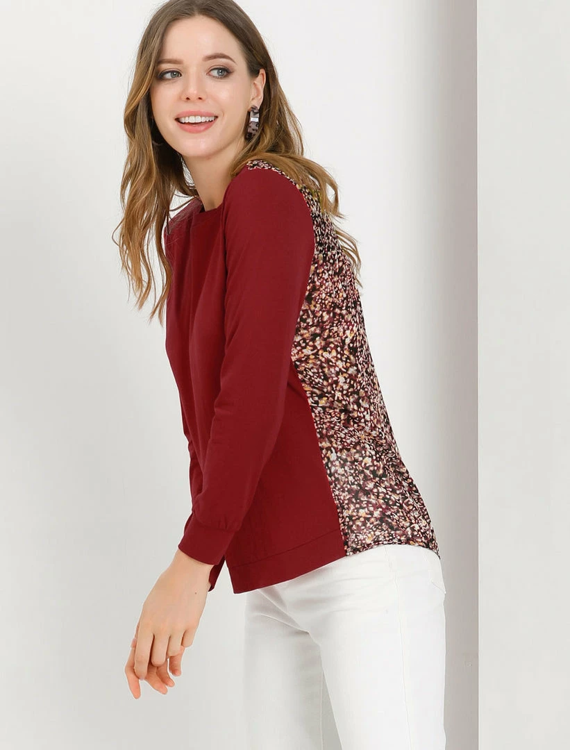 Allegra K Women's Casual Cotton Lightweight T Shirt Long Sleeves Tunic Tops 6 Allegra K Women's Casual Cotton Lightweight T Shirt Long Sleeves Tunic Tops