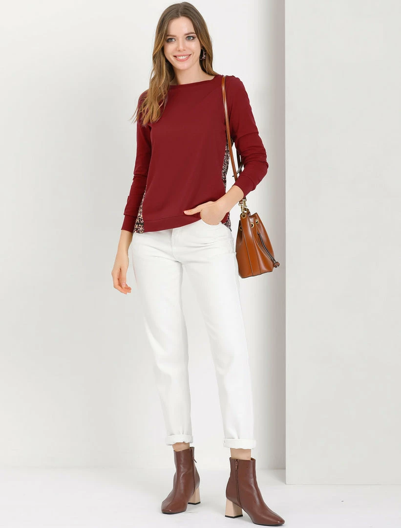 Allegra K Women's Casual Cotton Lightweight T Shirt Long Sleeves Tunic Tops 7 Allegra K Women's Casual Cotton Lightweight T Shirt Long Sleeves Tunic Tops