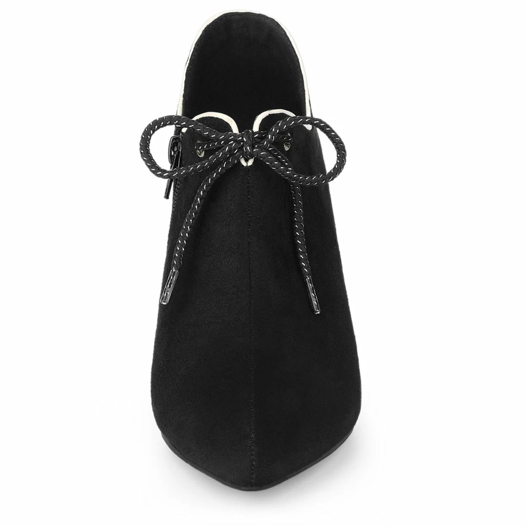 Allegra K Women's British Style Block Heel Oxfords Shoes 6 Allegra K Women's British Style Block Heel Oxfords Shoes