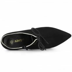 Allegra K Women's British Style Block Heel Oxfords Shoes 29 Allegra K Women's British Style Block Heel Oxfords Shoes