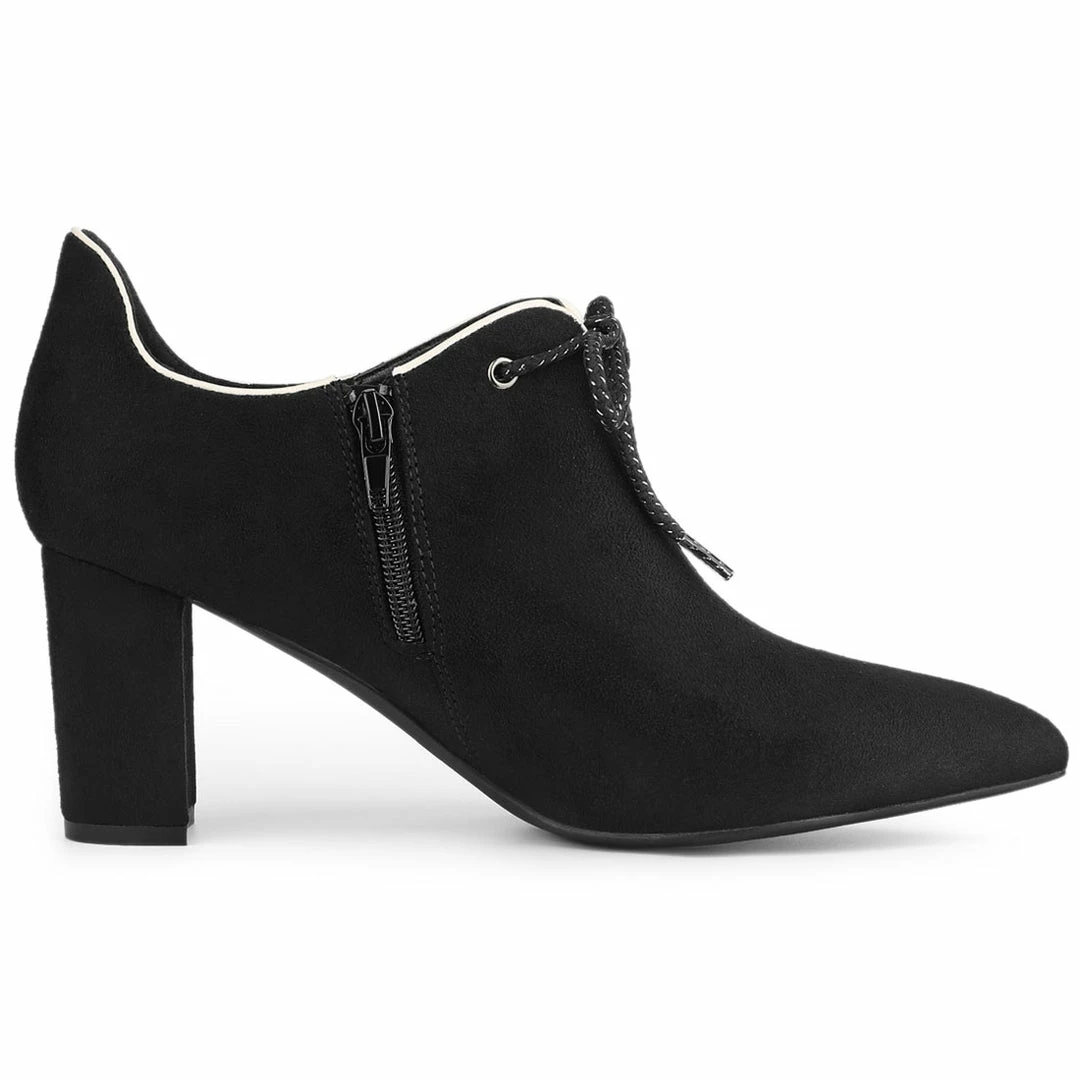 Allegra K Women's British Style Block Heel Oxfords Shoes 10 Allegra K Women's British Style Block Heel Oxfords Shoes