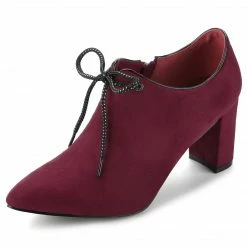 Allegra K Women's British Style Block Heel Oxfords Shoes 32 Allegra K Women's British Style Block Heel Oxfords Shoes