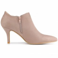 Allegra K Women's Pointed Toe Bow Decor Stiletto Heel Ankle Boots