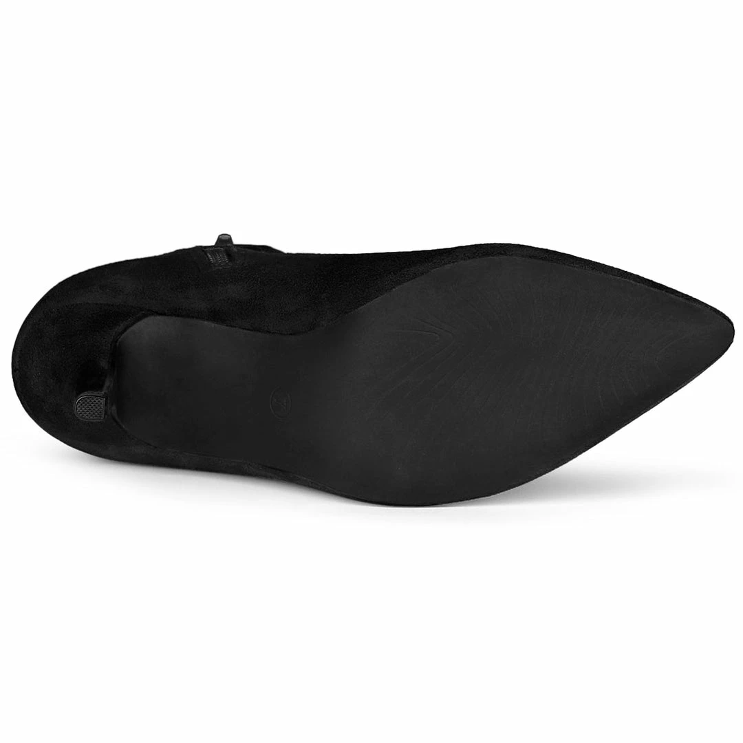 Allegra K Women's Pointy Toe Stiletto Heels Ankle Boots Shoes 16 Allegra K Women's Pointy Toe Stiletto Heels Ankle Boots Shoes