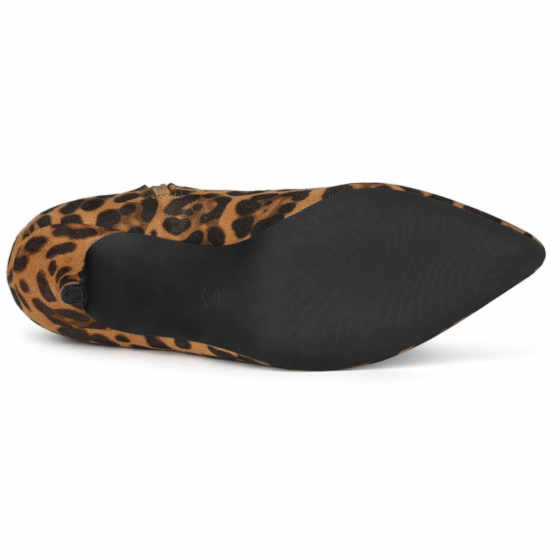 Allegra K Women's Pointy Toe Stiletto Heels Ankle Boots Shoes 9 Allegra K Women's Pointy Toe Stiletto Heels Ankle Boots Shoes