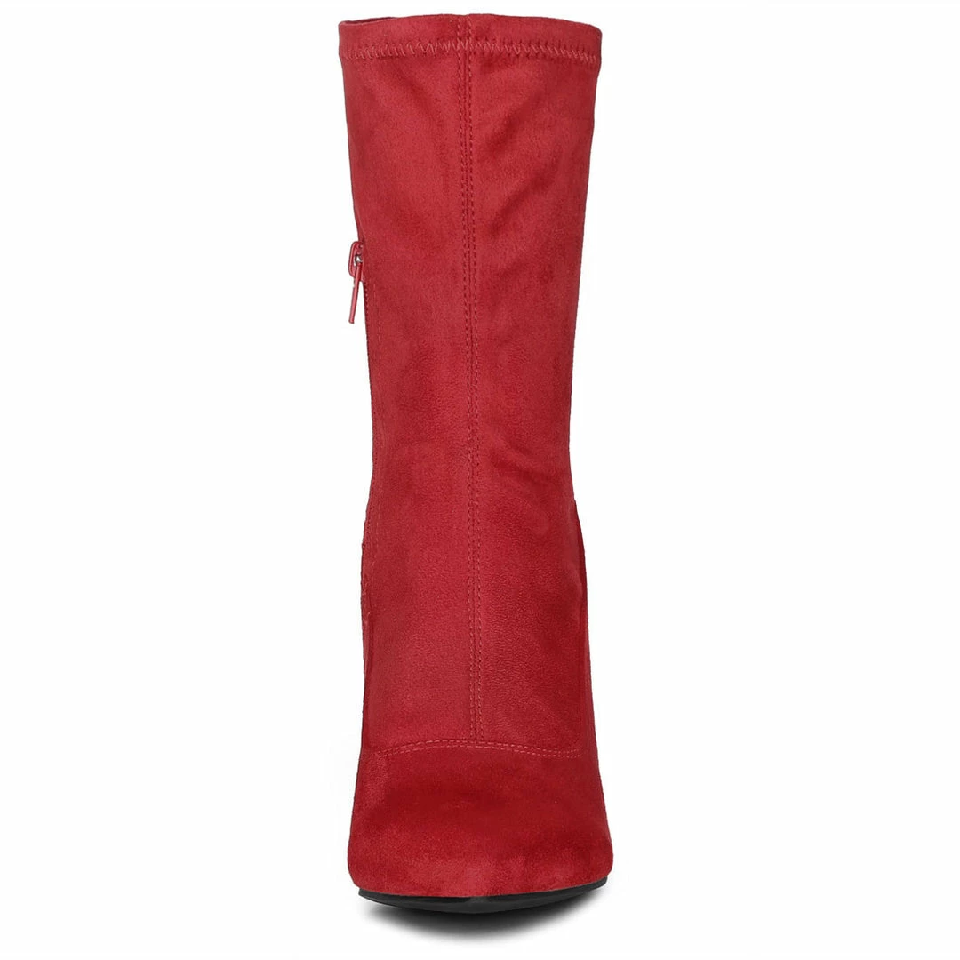 Allegra K Women's Pointy Toe Stiletto Heels Ankle Boots Shoes 20 Allegra K Women's Pointy Toe Stiletto Heels Ankle Boots Shoes