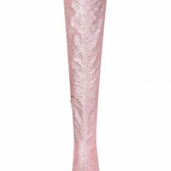 Allegra K Shoes Women's Glitter Pointed Toe Stiletto Heel Over The Knee High Boots 29 Allegra K Shoes Women's Glitter Pointed Toe Stiletto Heel Over The Knee High Boots