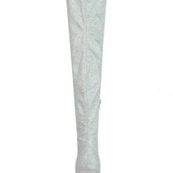 Allegra K Shoes Women's Glitter Pointed Toe Stiletto Heel Over The Knee High Boots 42 Allegra K Shoes Women's Glitter Pointed Toe Stiletto Heel Over The Knee High Boots