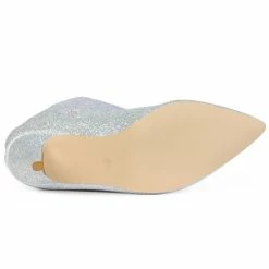 Allegra K Shoes Women's Glitter Pointed Toe Stiletto Heel Over The Knee High Boots 44 Allegra K Shoes Women's Glitter Pointed Toe Stiletto Heel Over The Knee High Boots