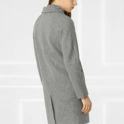 Allegra K Double Breasted Notched Lapel Coat With Raglan Sleeves 123 Allegra K Double Breasted Notched Lapel Coat With Raglan Sleeves