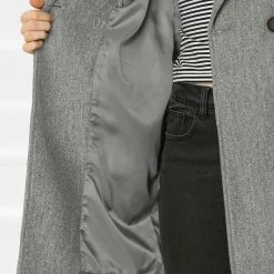 Allegra K Double Breasted Notched Lapel Coat With Raglan Sleeves 124 Allegra K Double Breasted Notched Lapel Coat With Raglan Sleeves