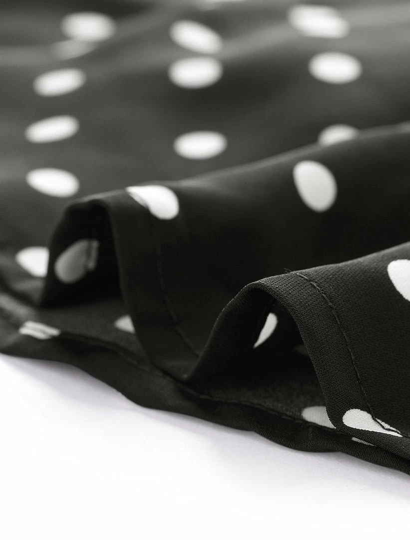 Allegra K Women's Polka Dots 3/4 Sleeve Casual Button Front Blouse Top 33 Allegra K Women's Polka Dots 3/4 Sleeve Casual Button Front Blouse Top