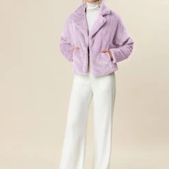 Allegra K Faux Fur Cropped Teddy Jacket Women 97 Allegra K Faux Fur Cropped Teddy Jacket Women